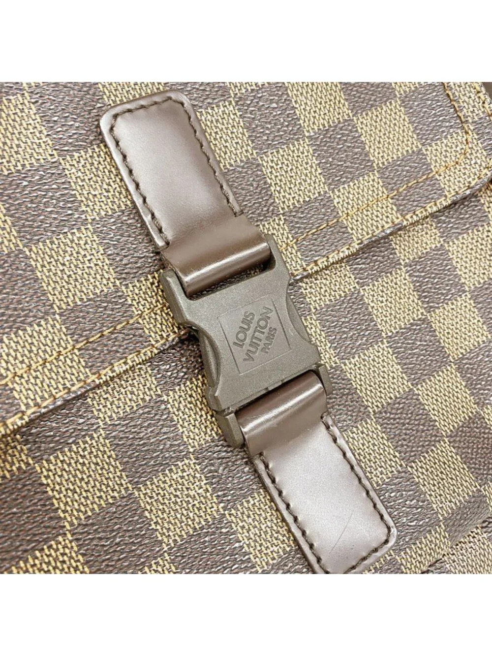 Louis Vuitton Shoulder Bag Damier Pochette Melville Ebene
